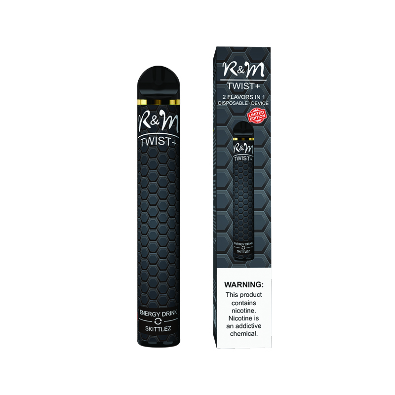 R&M Twist 3200 Puffs Double Flavors HQD Vape 