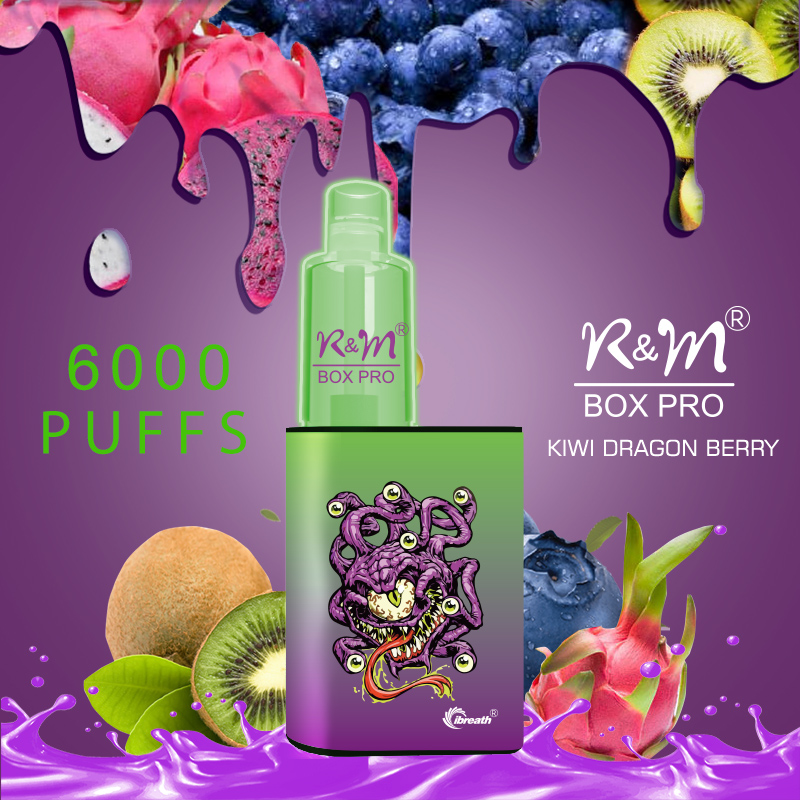 R&M Box Pro Alemania 2% Logotipo OEM Recarga Vapor desechable