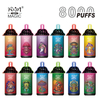 Fábrica Logotipo personalizado 8000Puffs Elf Bar Vape RGB Mesh Coil Luxury Type-C Recargable Vape desechable V5 al por mayor