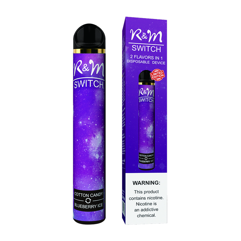 Switch de R & M (Doble Flavors) 2000 Puffs Randm Dazzle Rey Vape