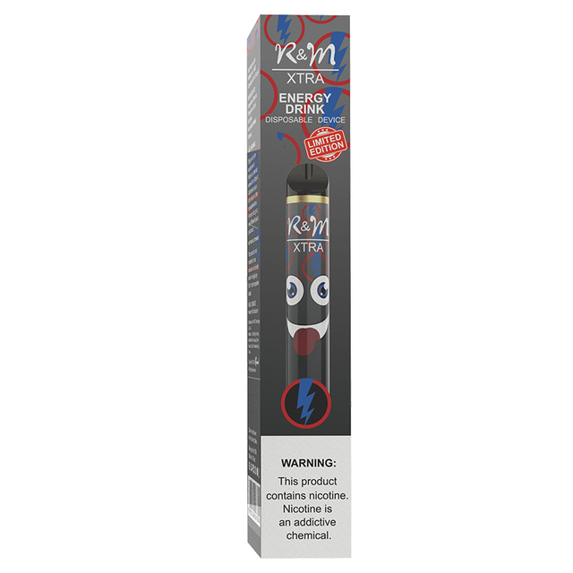 R & M XTRA 1600 Puffs 6% Nicotina líquido Vape Dispositivo desechable