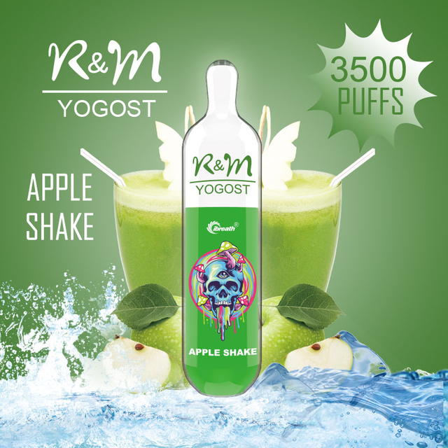 R&M Yogost 3500 Puffs vfun Vape | Shake de manzana