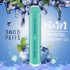 R&M CRYSTAL 3600 inhala el vaporizador desechable más vendido