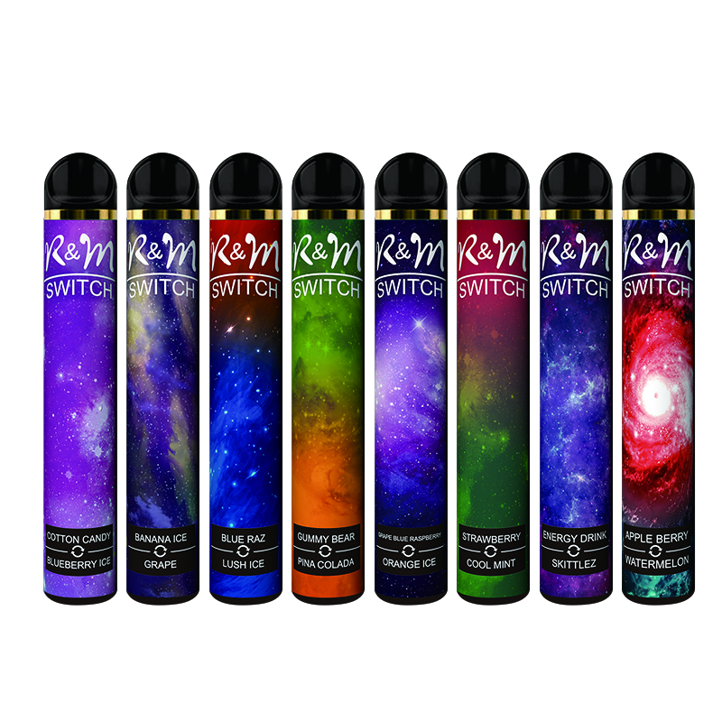 Interruptor de R&M (sabores dobles) 2000 bocanadas 6% Dispositivo desechable de vape de nicotina 