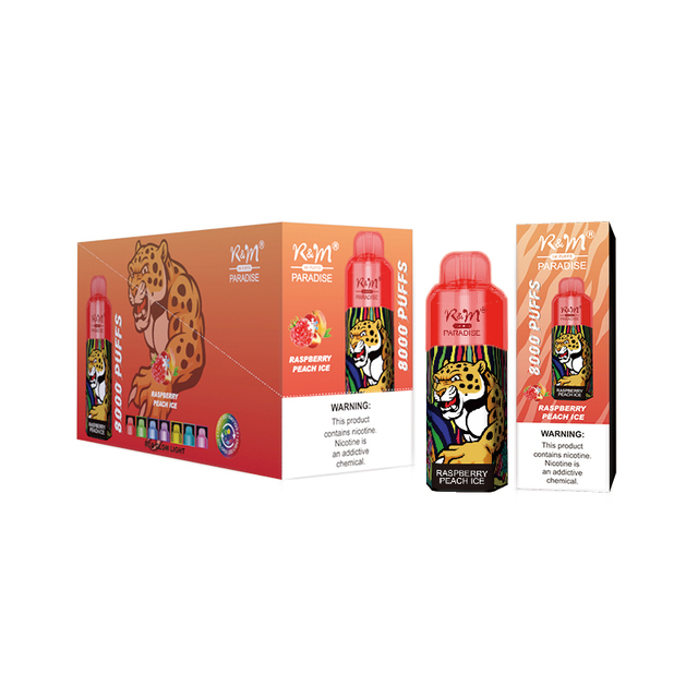 8000puffs R&M para paraíso de aceite de petróleo bobina separada de malla separada 15 ml eJuice vape desechable vape recargable elux bangxxl vape vape 