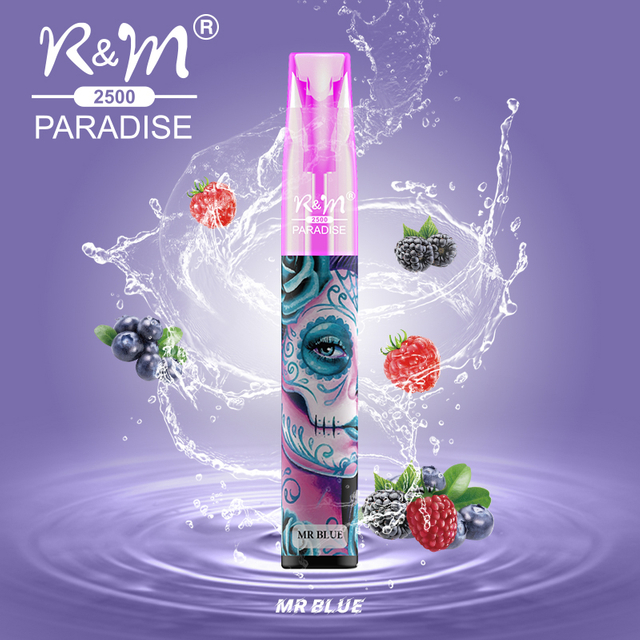 R&M Paradise Alemania Original 2500 Puffs Salt Nicotina Vapor desechable