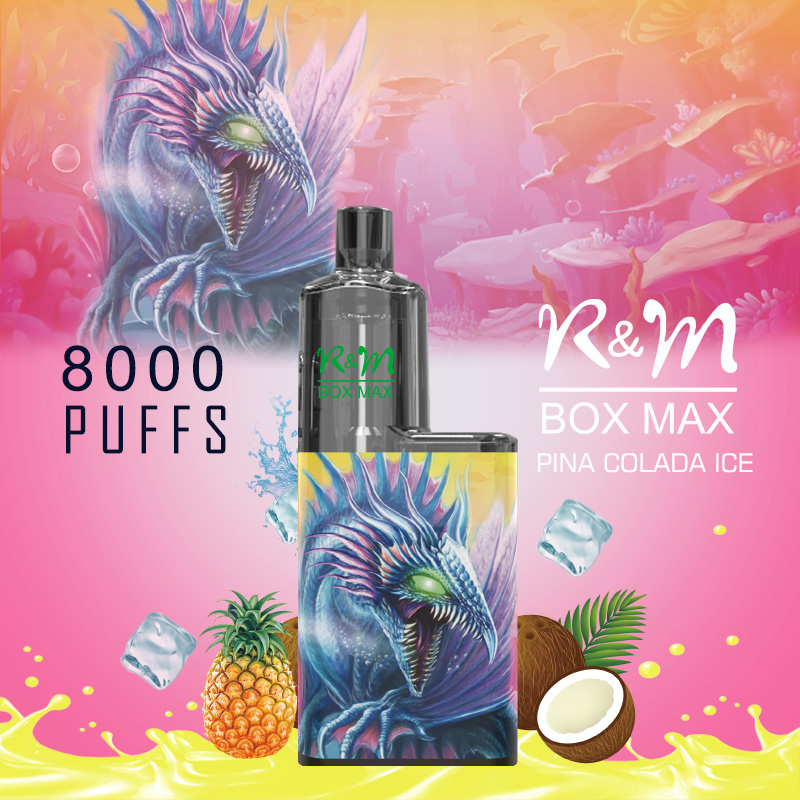 R&M Box Max Israel RGB Light OEM Brand Disposabe Vape | Dispositivo de vape recargable
