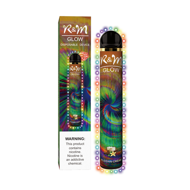 R&M Glow 2800 Puffs más Bang Ecigarette electrónico 