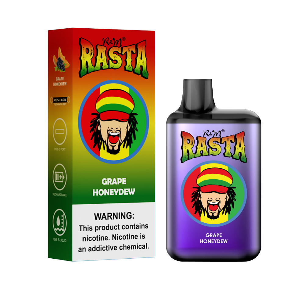 Fábrica Ventas directas Logotipo al por mayor Vapor personalizado Elfbar 5500 Puffs R&M rasta vape desechable Vape perdido Mary recargable e cigarrillo e cigarrillo 