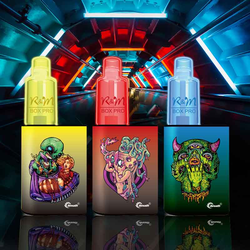 R&M Box Pro Canada Custom 6000 Puffs RGB Light Desechable Vape